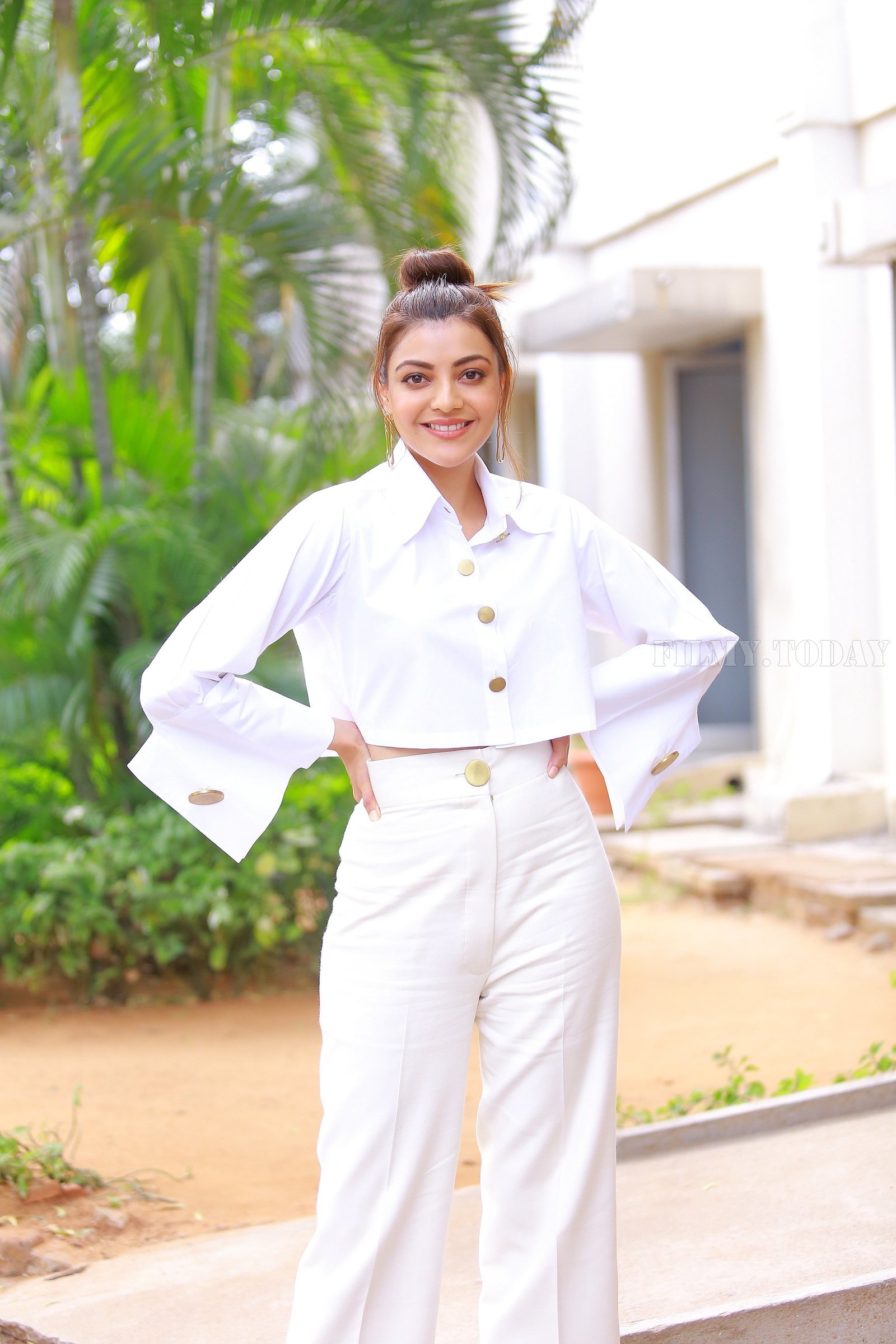Kajal Aggarwal Photos at Kavacham Film Interview | Picture 1614406