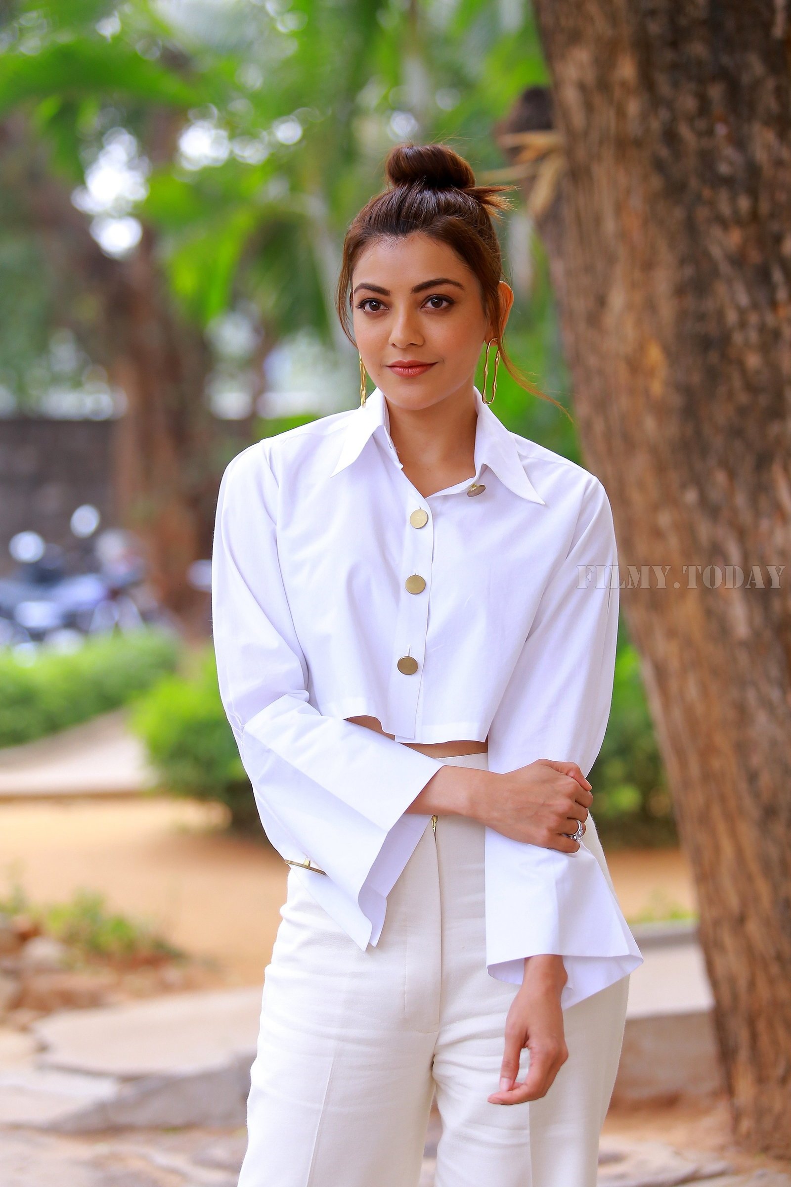 Kajal Aggarwal Photos at Kavacham Film Interview | Picture 1614389