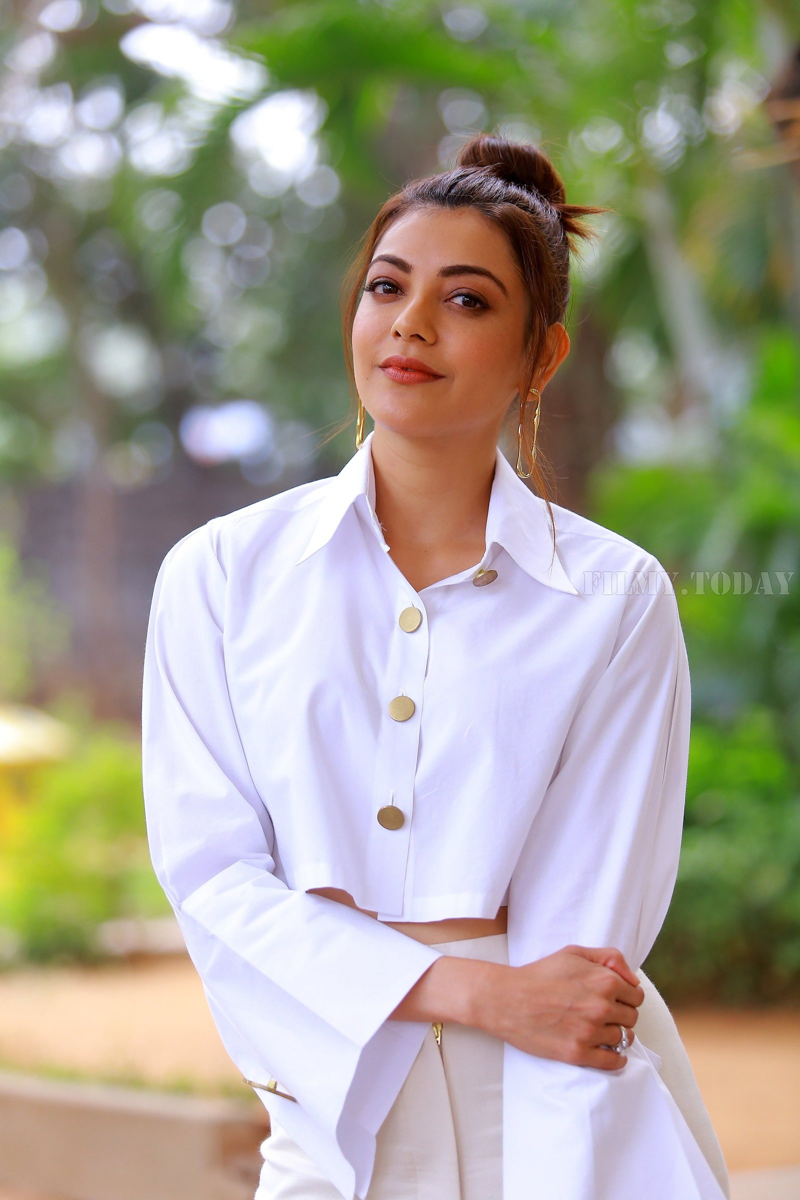 Kajal Aggarwal Photos at Kavacham Film Interview | Picture 1614391