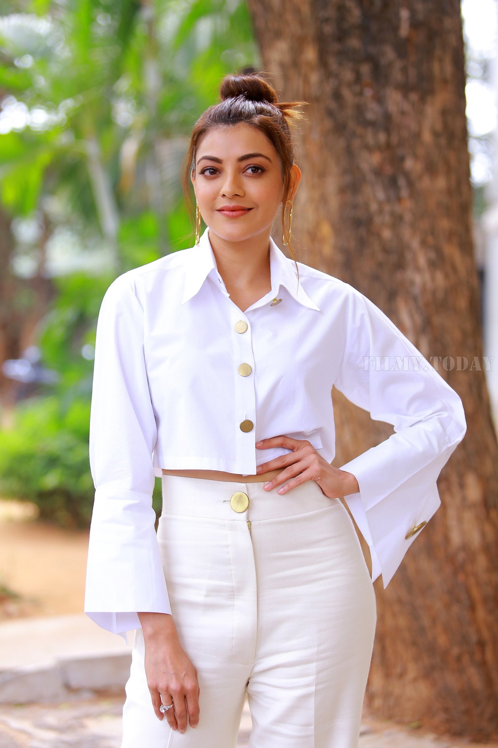 Kajal Aggarwal Photos at Kavacham Film Interview | Picture 1614397