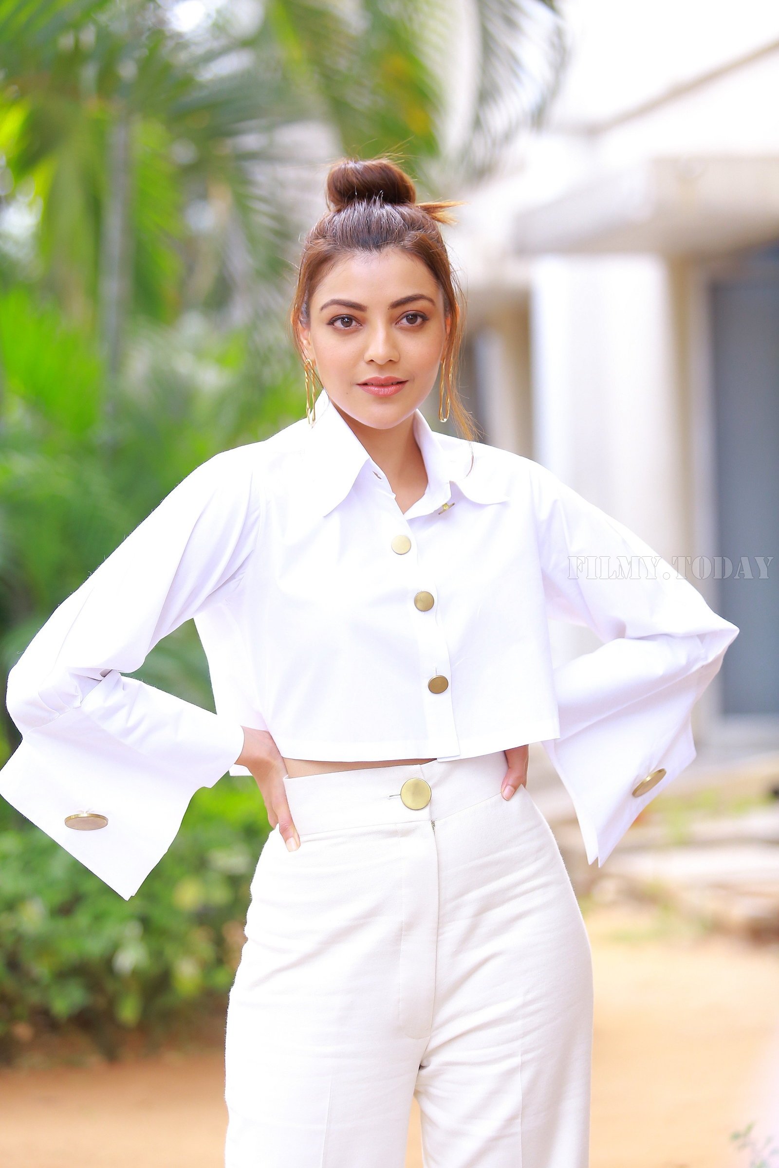 Kajal Aggarwal Photos at Kavacham Film Interview | Picture 1614405