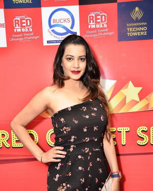Actress Deeksha Panth at Agnathavasi Red Fm Red Carpet Show Photos | Picture 1558285