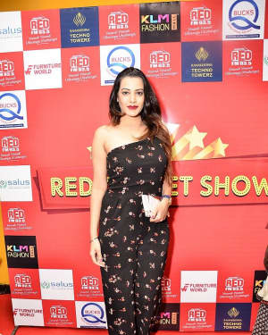 Actress Deeksha Panth at Agnathavasi Red Fm Red Carpet Show Photos | Picture 1558280