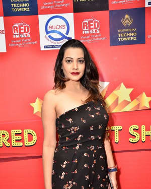 Actress Deeksha Panth at Agnathavasi Red Fm Red Carpet Show Photos | Picture 1558287
