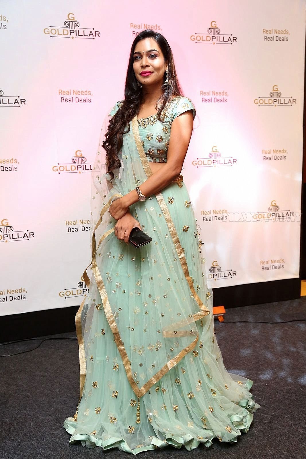 Actress Sanjana Anne Stills at Gold Pillar App Launch | Picture 1591102