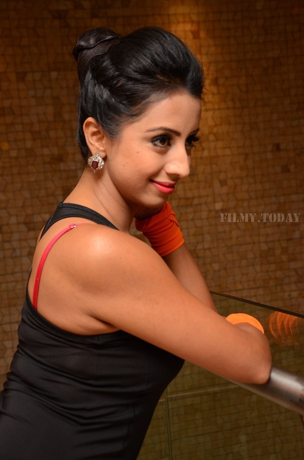 Actress Sanjana Galrani Stills at World Yoga Day Celebrations | Picture 1585610