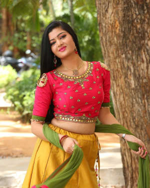 Actress Akshitha Stills at Prema Entha Panichese Narayana Trailer Launch | Picture 1586083