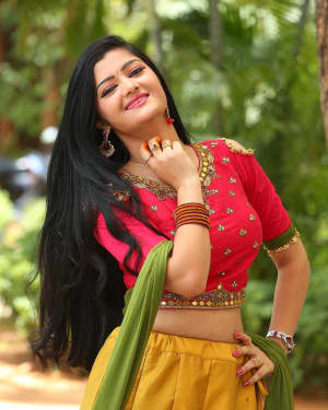 Actress Akshitha Stills at Prema Entha Panichese Narayana Trailer Launch | Picture 1586090