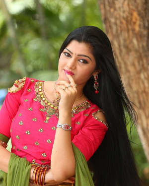Actress Akshitha Stills at Prema Entha Panichese Narayana Trailer Launch | Picture 1586109
