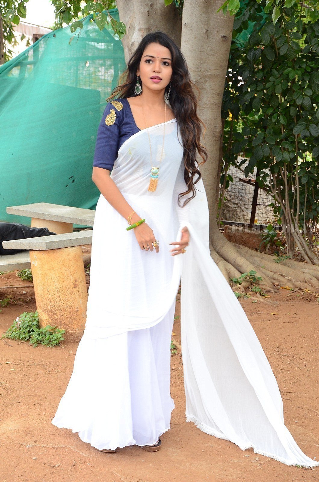 Actress Bhavya Sree Stills at Vudhyama Simham Movie Opening | Picture 1587528