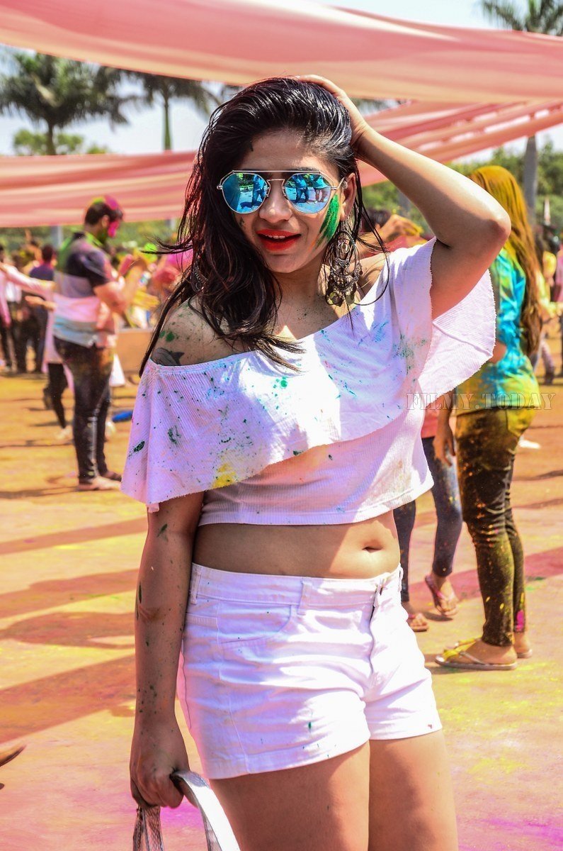 Madhulagna Das - Photos: Celebs Participated Grand Holi Bash at Novotel Airport | Picture 1569191