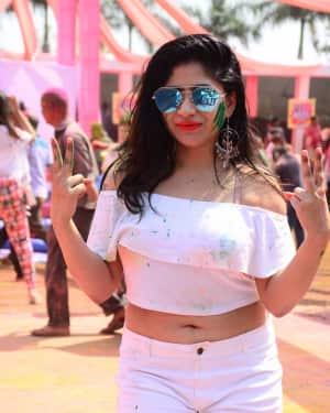 Madhulagna Das - Photos: Celebs Participated Grand Holi Bash at Novotel Airport | Picture 1569200