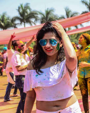 Madhulagna Das - Photos: Celebs Participated Grand Holi Bash at Novotel Airport | Picture 1569190