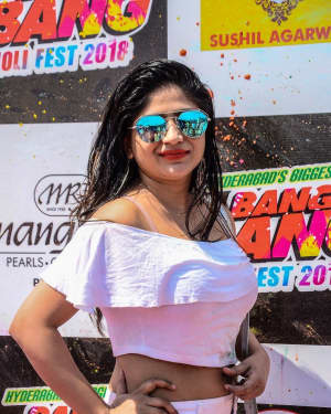 Madhulagna Das - Photos: Celebs Participated Grand Holi Bash at Novotel Airport | Picture 1569170