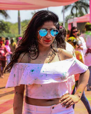 Madhulagna Das - Photos: Celebs Participated Grand Holi Bash at Novotel Airport | Picture 1569192