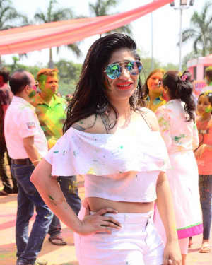Madhulagna Das - Photos: Celebs Participated Grand Holi Bash at Novotel Airport | Picture 1569197