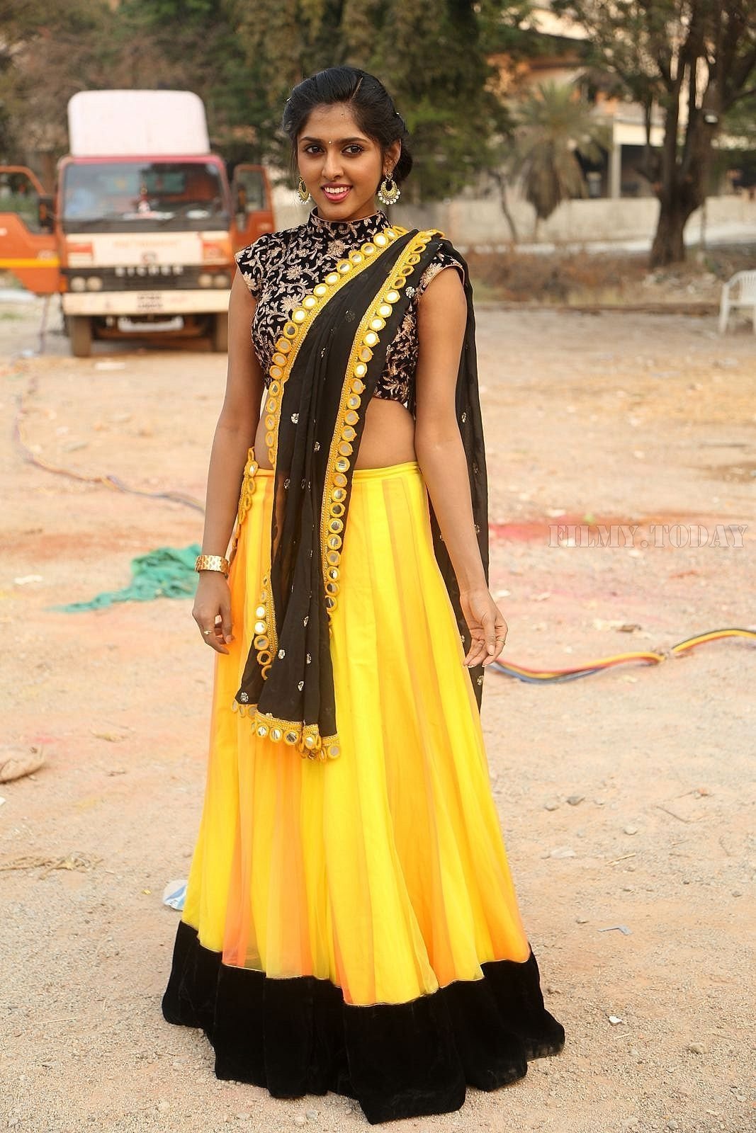 Actress Charishma Shreekar Hot Stills at Ala Nenu Ila Nuvvu Movie Launch | Picture 1569345