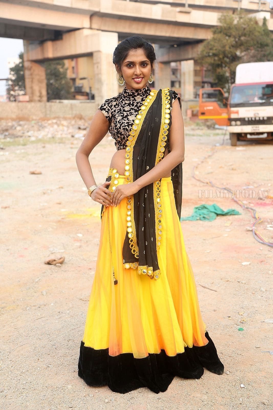 Actress Charishma Shreekar Hot Stills at Ala Nenu Ila Nuvvu Movie Launch | Picture 1569371