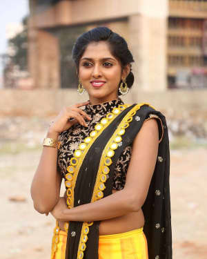 Actress Charishma Shreekar Hot Stills at Ala Nenu Ila Nuvvu Movie Launch | Picture 1569383