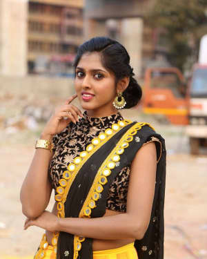 Actress Charishma Shreekar Hot Stills at Ala Nenu Ila Nuvvu Movie Launch | Picture 1569390