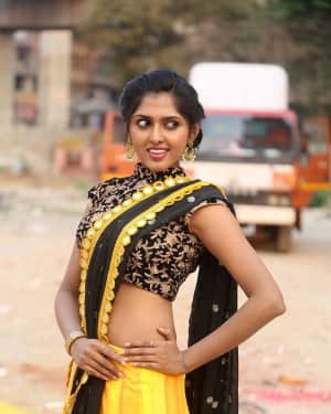 Actress Charishma Shreekar Hot Stills at Ala Nenu Ila Nuvvu Movie Launch | Picture 1569377