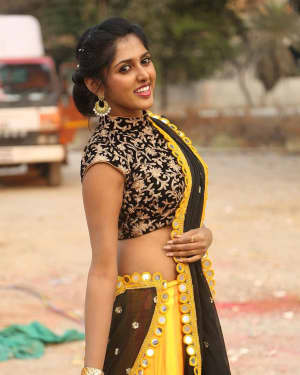 Actress Charishma Shreekar Hot Stills at Ala Nenu Ila Nuvvu Movie Launch | Picture 1569357