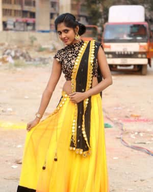 Actress Charishma Shreekar Hot Stills at Ala Nenu Ila Nuvvu Movie Launch | Picture 1569388
