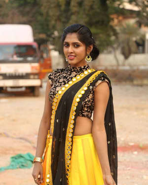 Actress Charishma Shreekar Hot Stills at Ala Nenu Ila Nuvvu Movie Launch | Picture 1569347