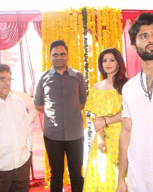 Vijay Deverakonda - Mehrene Kaur Pirzada New Movie Opening Photos