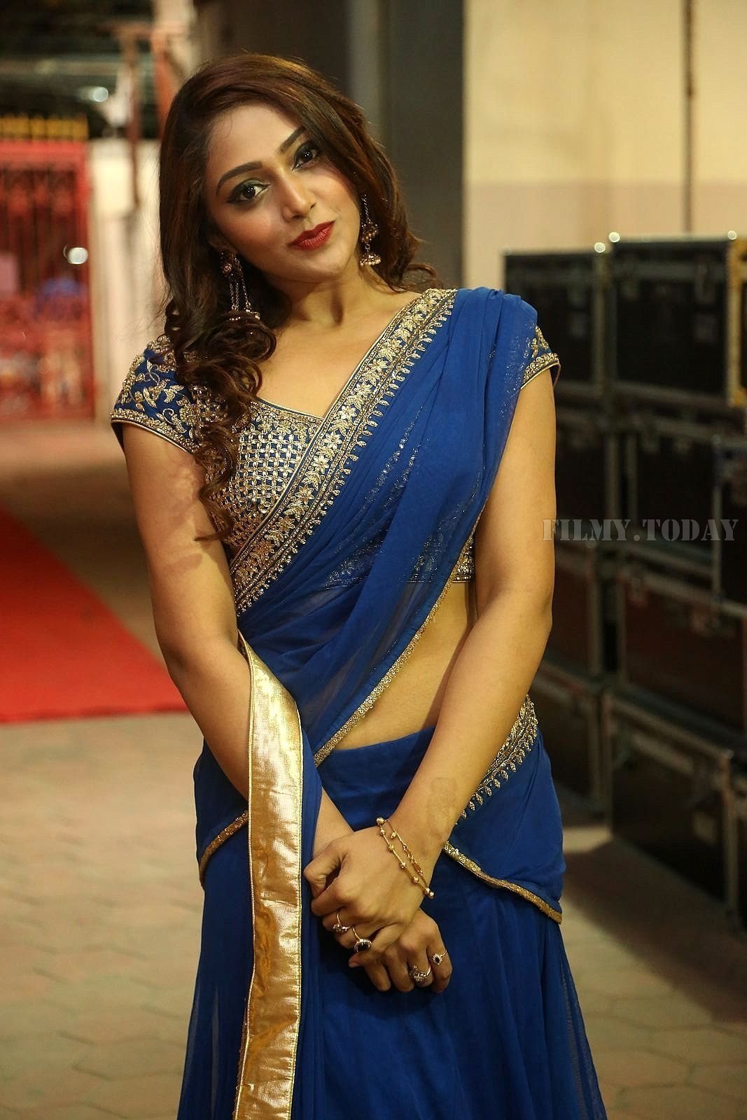 Actress Natasha Doshi Hot Stills at C Kalyan Son Teja - Naga Sree Wedding Reception | Picture 1570628