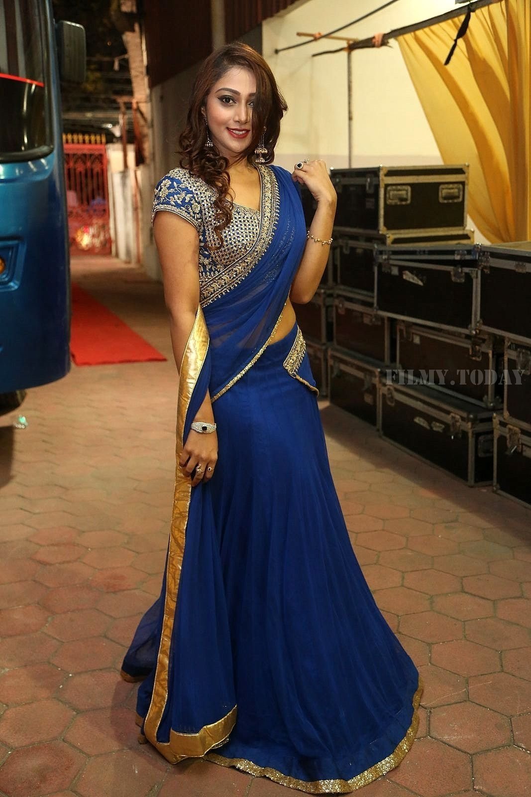 Actress Natasha Doshi Hot Stills at C Kalyan Son Teja - Naga Sree Wedding Reception | Picture 1570624