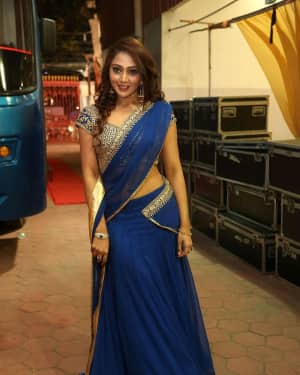 Actress Natasha Doshi Hot Stills at C Kalyan Son Teja - Naga Sree Wedding Reception | Picture 1570631