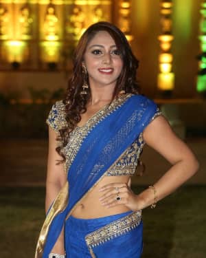 Actress Natasha Doshi Hot Stills at C Kalyan Son Teja - Naga Sree Wedding Reception | Picture 1570606