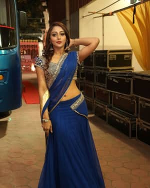 Actress Natasha Doshi Hot Stills at C Kalyan Son Teja - Naga Sree Wedding Reception | Picture 1570632