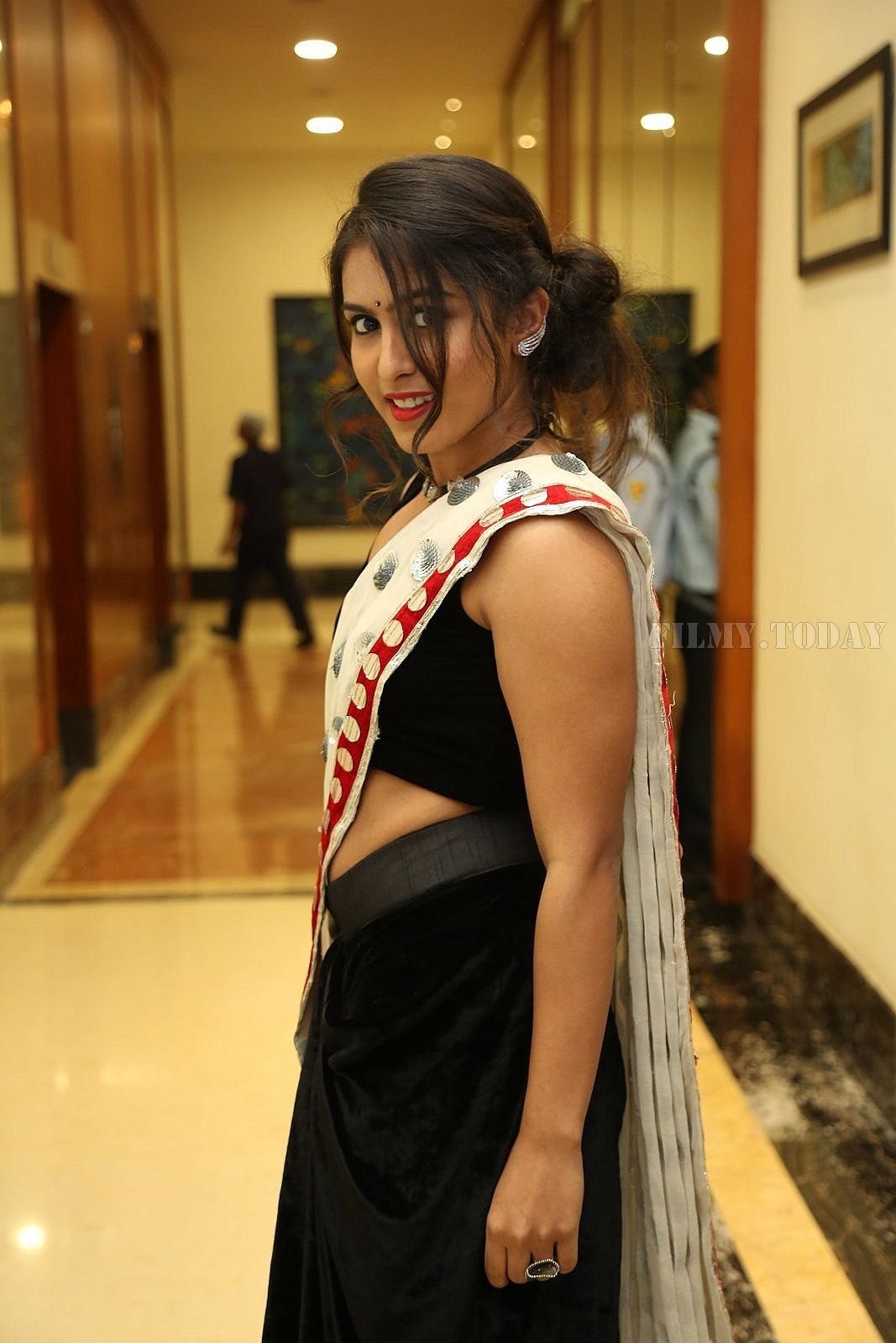 Actress Samyuktha Hegde Hot Stills at Kirrak Party Movie Pre Release Event | Picture 1571566