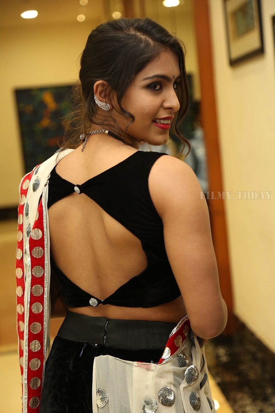 Actress Samyuktha Hegde Hot Stills at Kirrak Party Movie Pre Release Event | Picture 1571559