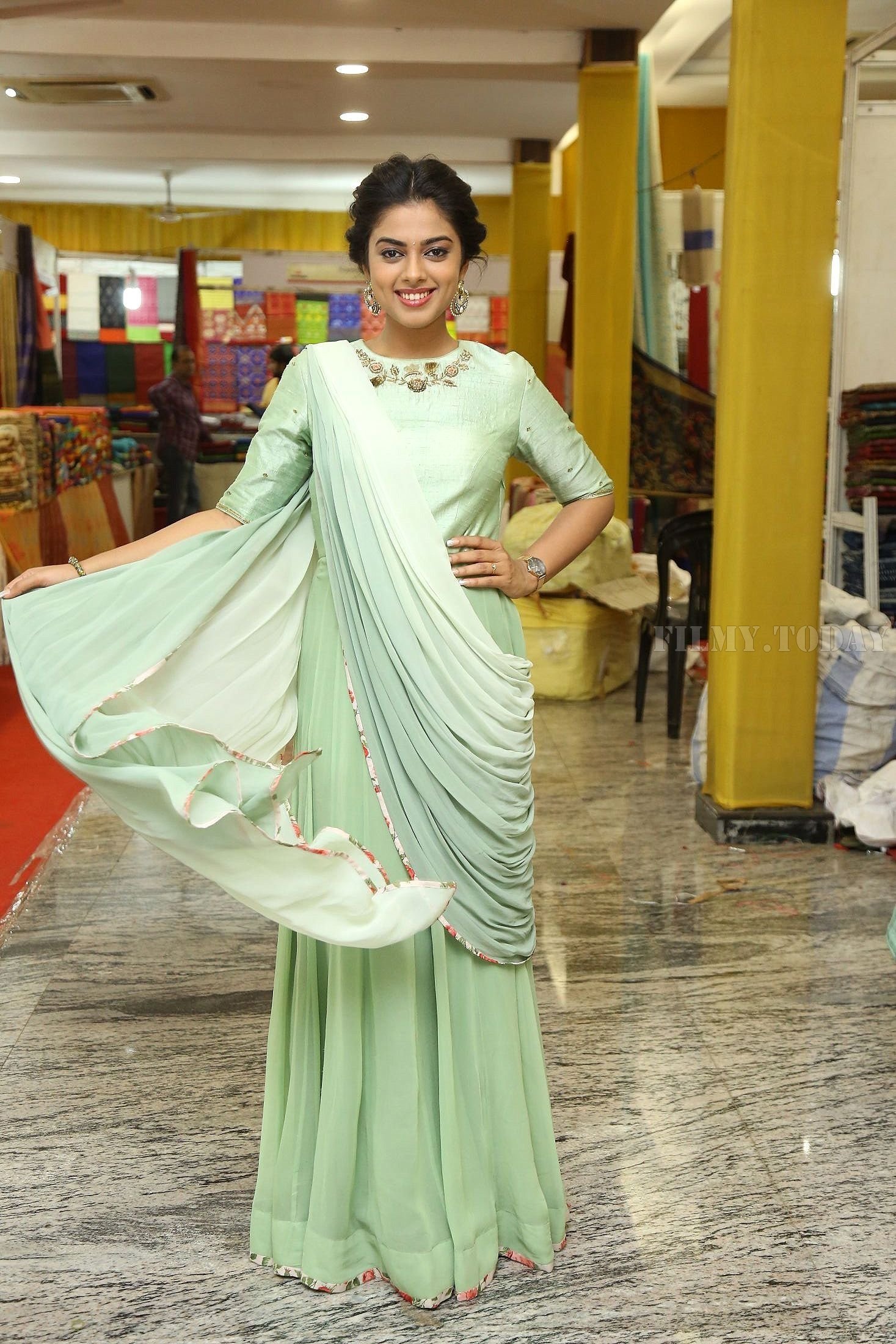 Photos: Actress Siddhi Idnani Inaugurates Silk India Expo | Picture 1581300