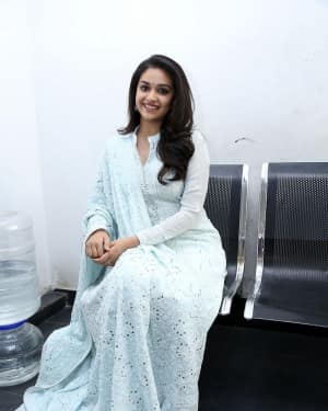 Actress Keerthy Suresh Stills at Mahanati Film Interview | Picture 1581451