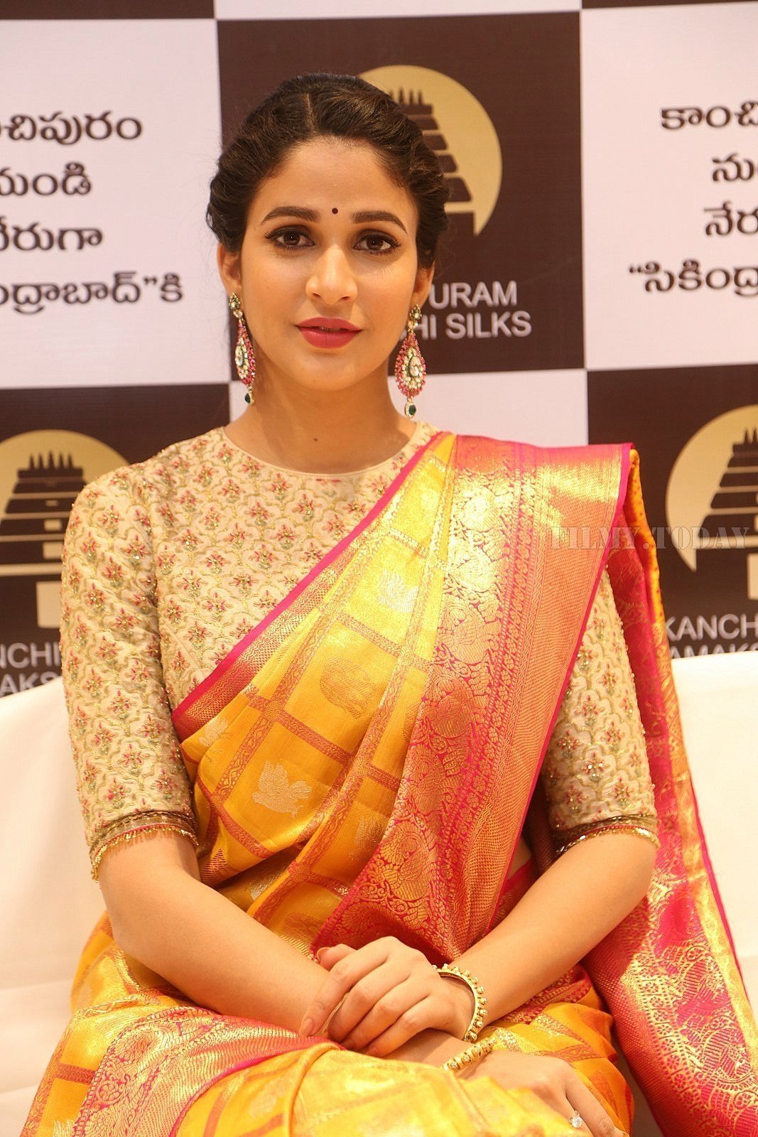 Actress Lavanya Tripathi Launches Kamakshi Silks Photos | Picture 1581380