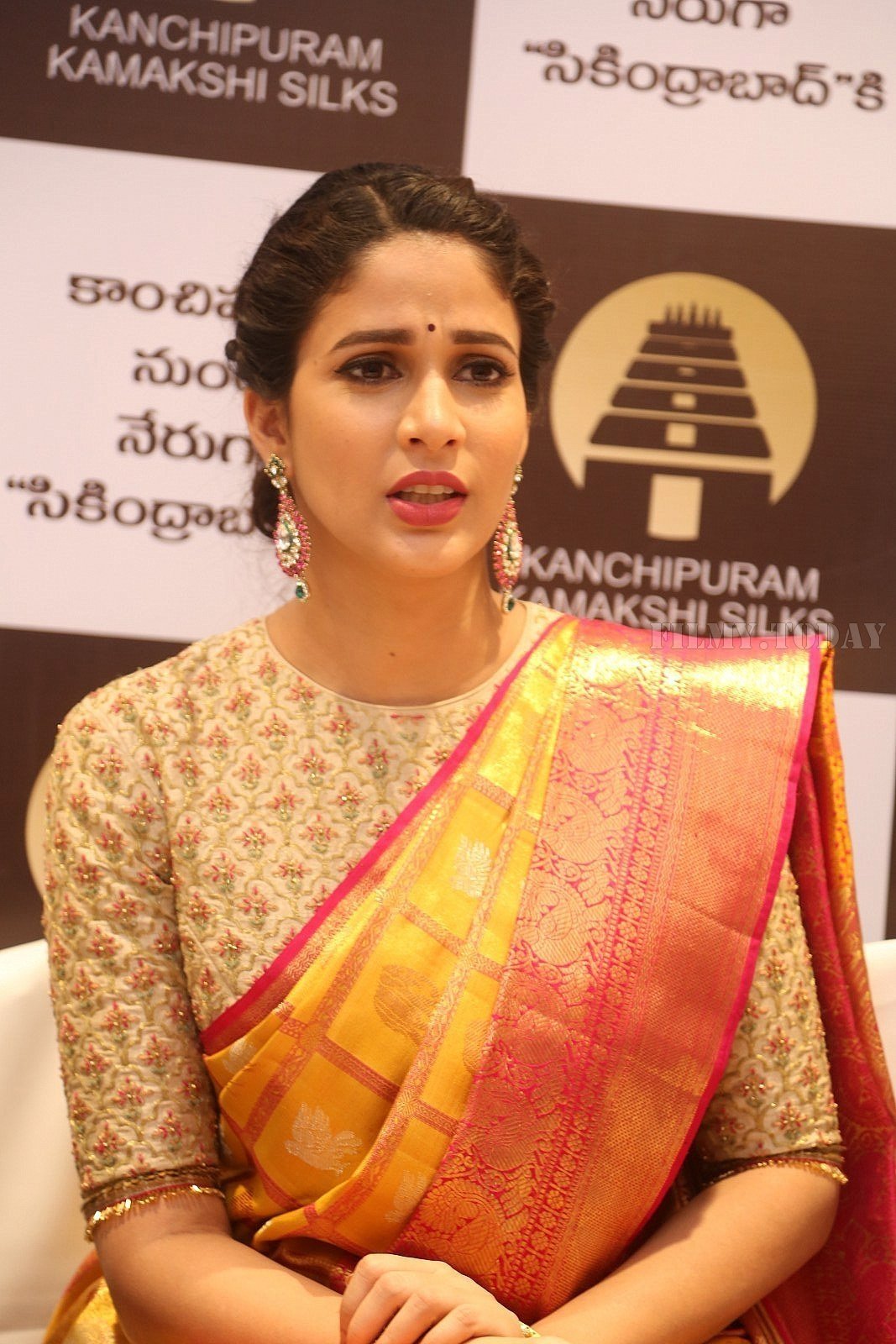 Actress Lavanya Tripathi Launches Kamakshi Silks Photos | Picture 1581400