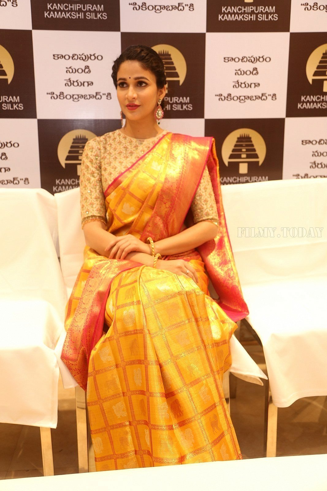Actress Lavanya Tripathi Launches Kamakshi Silks Photos | Picture 1581372
