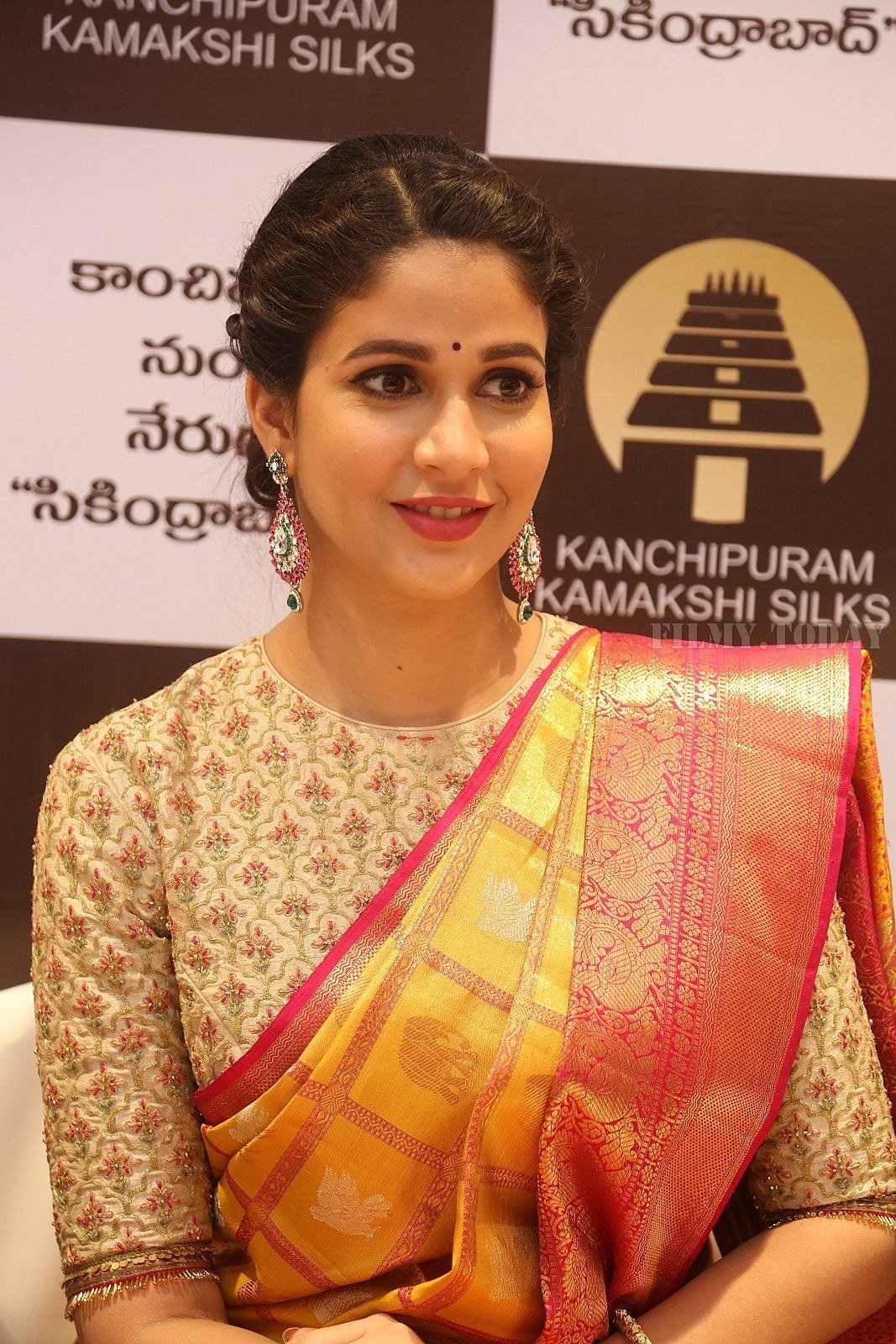Actress Lavanya Tripathi Launches Kamakshi Silks Photos | Picture 1581394