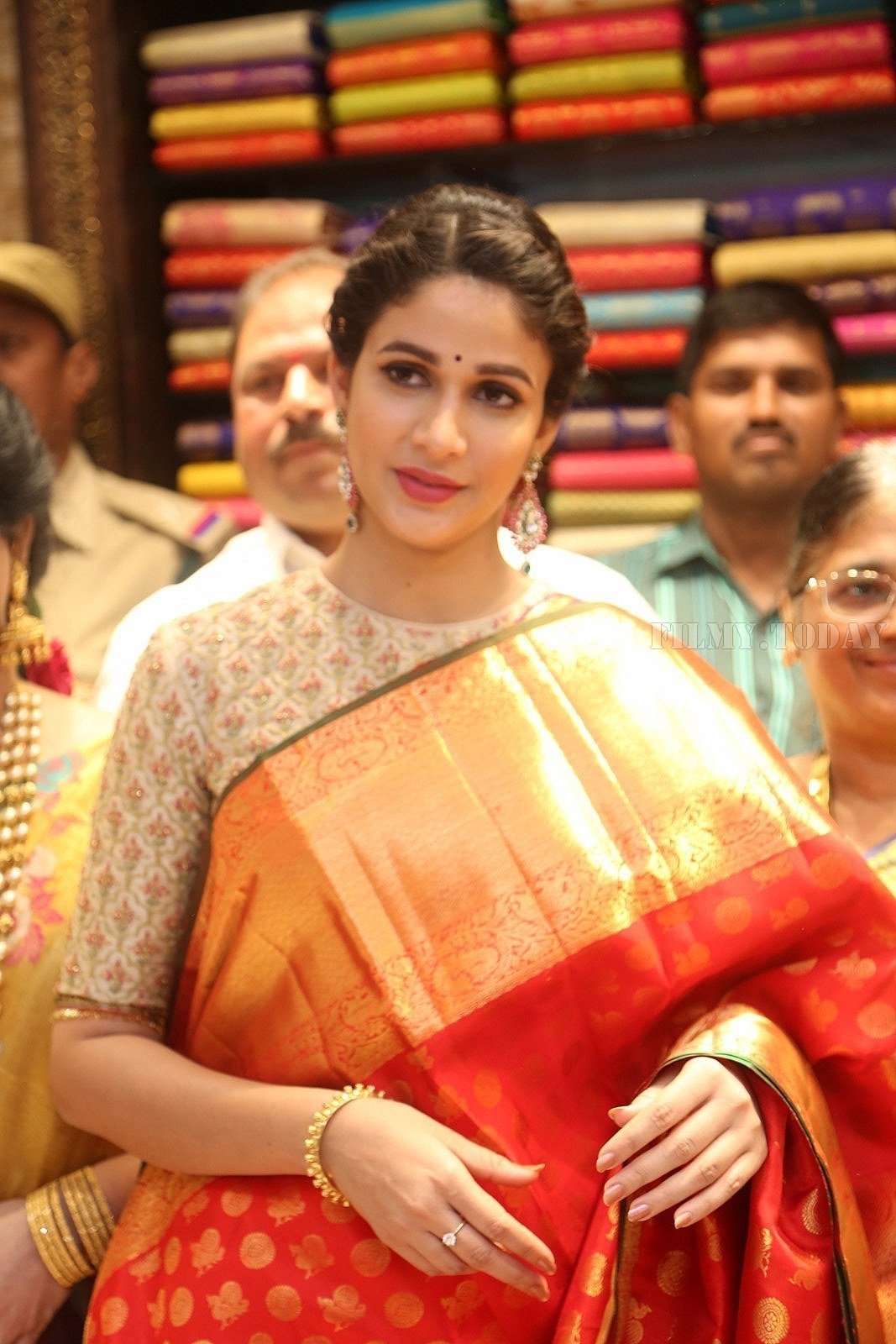 Actress Lavanya Tripathi Launches Kamakshi Silks Photos | Picture 1581363