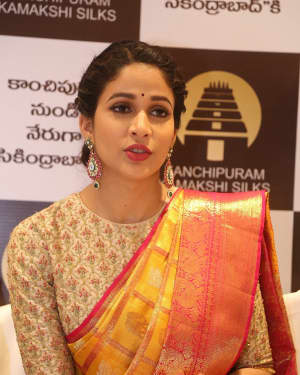 Actress Lavanya Tripathi Launches Kamakshi Silks Photos | Picture 1581399