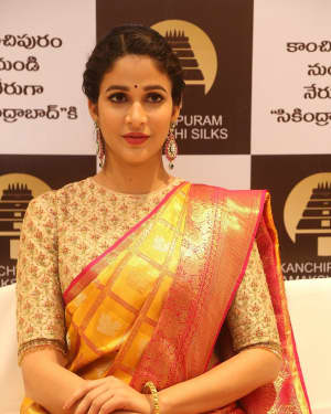Actress Lavanya Tripathi Launches Kamakshi Silks Photos | Picture 1581374