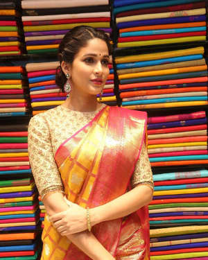 Actress Lavanya Tripathi Launches Kamakshi Silks Photos | Picture 1581366