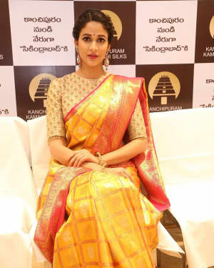 Actress Lavanya Tripathi Launches Kamakshi Silks Photos | Picture 1581377