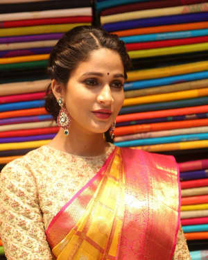 Actress Lavanya Tripathi Launches Kamakshi Silks Photos | Picture 1581368