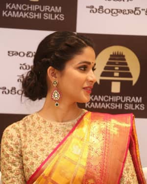 Actress Lavanya Tripathi Launches Kamakshi Silks Photos | Picture 1581395