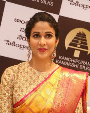 Actress Lavanya Tripathi Launches Kamakshi Silks Photos | Picture 1581393